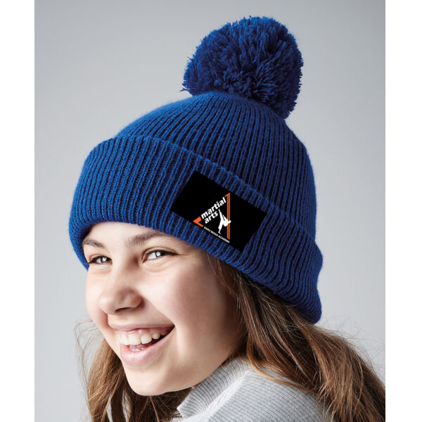 Martial Arts Academy  - Junior reflective bobble beanie Thumbnail