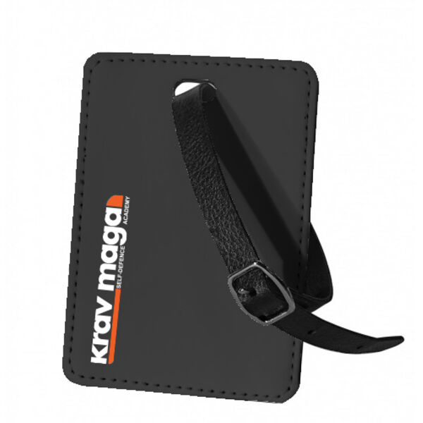 Krav Maga Academy - PU Leather Luggage Tag Thumbnail