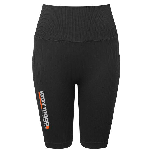 Krav Maga Academy  - Women’s Ribbed Seamless '3D Fit' Cycle Shorts Thumbnail
