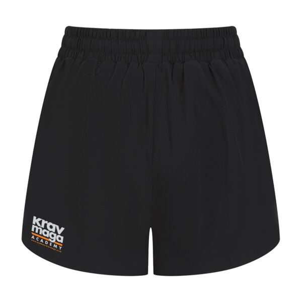 Krav Maga Academy  - Ladies Double Layer Sports Shorts Thumbnail